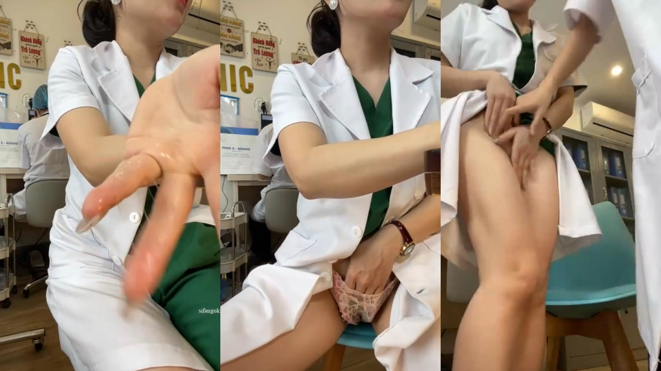 คลิปหลุด ทางบ้าน พยาบาลสาวตั้งกล้องเอาไข่สั้นยัดหีตัวเองเสียวๆ น้ำไหลเยิ้มเสียงครางเสียวจัดๆ แถมหีโคตรเนียนน่าเย็ดจัดๆ